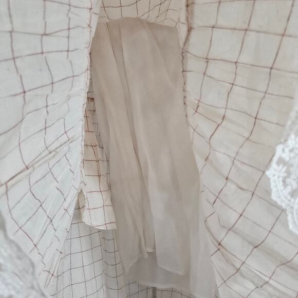 KOPAL Puri Cream Checked Tunic Dress - Picture 8 of 8